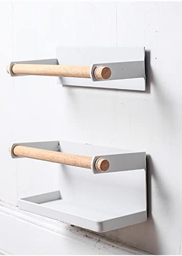 XNSHUN Schirmständer Umbrella Stand Schirmhalter Regenschirm-Aufbewahrung, Verstellbarer Schirmhalter Stanzfrei Wandmontage, Schirmhaken Aus Eisen Für Long Short Regenschirm Flur Zuhause Büro, Weiß