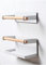 XNSHUN Schirmständer Umbrella Stand Schirmhalter Regenschirm-Aufbewahrung, Verstellbarer Schirmhalter Stanzfrei Wandmontage, Schirmhaken Aus Eisen Für Long Short Regenschirm Flur Zuhause Büro, Weiß
