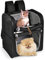 Wakytu Hunderucksack Katzenrucksack Faltbare Haustier Rucksack Hunde Katzen Tragetasche Anti-offener Reißverschluss (M, 2.0 Schwarz)…