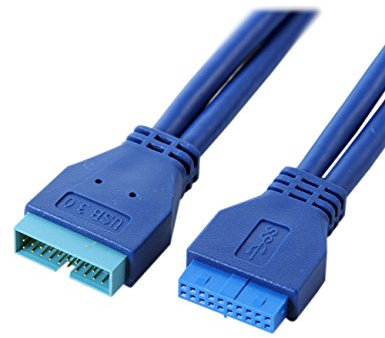 USB 3.0 scheda madre 20 pin maschio a femmina cavo prolunga 50 cm