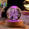 Brocade Creek Photo 3D personnalisée gravée sur des veilleuses en cristal famille bébé maman papa cadeau boule de cristal lumières d'ambiance colorées