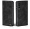 LBH Handyhülle für Huawei P20 Pro in Schwarz mit Karten- und Geldfach Smartphone Hülle mit Standfunktion Flip Case Schutzhülle Magnetverschluss Vintage