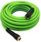 YOTOO Robuster Hybrid-Gartenschlauch, 1,6 cm x 15,2 m, 150 PSI Wasserschlauch, knickfest, flexibel mit Drehgriff und 1,9 cm GHT massiven Messingbeschlägen, Grün + Blau