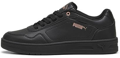 PUMA Women Court Classy Baskets, Puma Black Rose Gold, 37.5 EU
