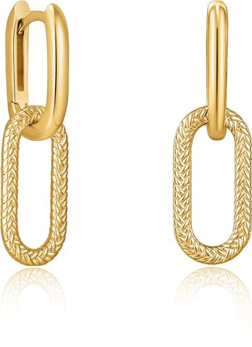 Ania Haie Damen-Ohrhänger 925er Silber One Size, Gold 32020309