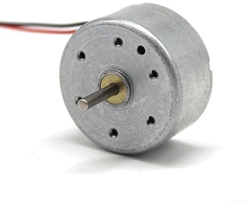 SPORTARC RF-300CA RC-300 DC 3V 5V 6V 10300RPM Mini 24mm Round Electric Motor 2mm Shaft for DIY fans or electronic products