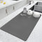 LOPNUR Grand tapis de séchage à vaisselle de 61 x 40,6 cm pour comptoir de cuisine, grand tapis de séchage à vaisselle en diatomite, séchage rapide, séchage rapide, tapis de cuisine avec dos en
