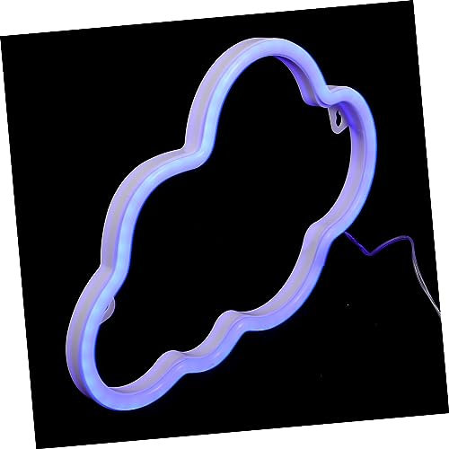 BESTonZON Neon Leuchte in Wolkenform Dekoratives Licht Für Home Bar Originelles Nachtlicht Aus Hochwertigem Material Entzückendes Neon Für Feste