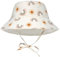 LÄSSIG Splash & Fun Baby und Kleinkind Sonnenhut Fischerhut mit UV-Schutz Rainbow Nature 19-36 Monate