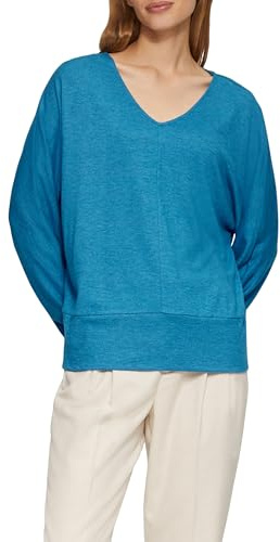 s.Oliver Langarmshirt mit Fledermausärmeln und breitem Bund