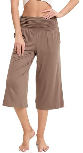 SCBFDI Pantalon de Travail Femme Pantalon Femme Grande Taille Pantalon Fluide Femme Taille Elastique Vetement Grossiste Pantalon Femme Enceinte Corsaire Femme Sexy sous-Vêtements Beige 2XL