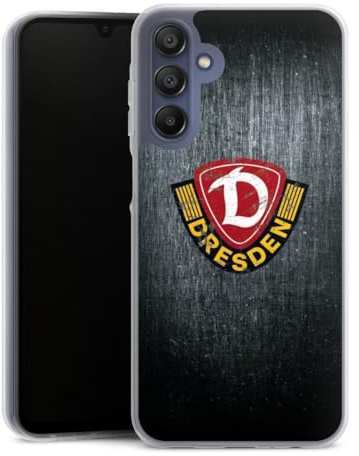 Silikon Hülle kompatibel mit Samsung Galaxy A 15 5G Case transparent Handyhülle SG Dynamo Dresden SGD Offizielles Lizenzprodukt