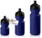 OTRADO® Hochwertige Trinkflasche im Set mit 350ml, 500ml und 750ml in Blau - Made in Germany, BPA-frei als Trinkflasche Kinder und Fahrrad Sport geeignet für Fahrradflaschenhalterung