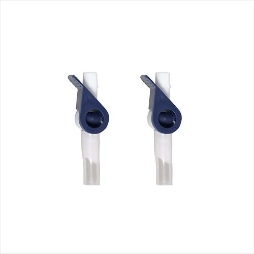 Valvola catetere Ved per drenaggio urinario, rubinetto a leva comodo e facile da usare con bordi lisci, tubo in silicone morbido, un'alternativa efficace alle sacche per le gambe ((Confezione da 2))