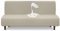 Granbest wasserdichte Armlose Futon Abdeckung, Hoher Stretch Futon Schutz für Faltendes Schlafsofa Anti-Rutsch Sofabezug ohne Armlehne (Sand)