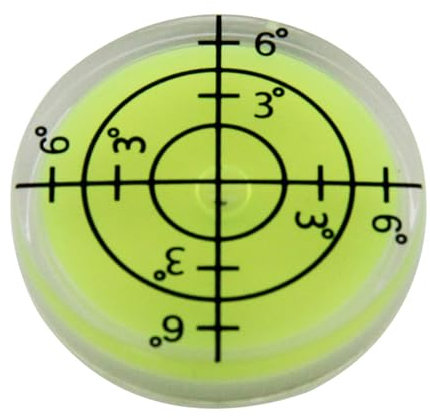 ECMQS Bubble Spirit Levels Golf Ball Marker Putting Aid Round Bubble Spirit Levels High Precision Reader Accessories for Men and Women