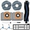 12 Pack X10 Accessories Replacement for Eufy X10 Pro Omni Accessories, 4 Dust Bags, 1 Main Brush, 1 HEPA Filter, 2 Mop Pads, 2 Side Brushes, 1 Cleaning Brush, and 1 Screwdriver