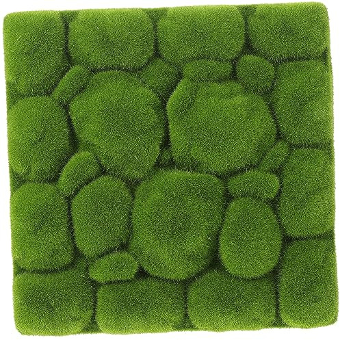 Yardwe Lot De 4 Mousses Artificielles Décoratives pour Murs Plantes en Pot Sphaigne Décoration Extérieure Intérieur Fausse Mousse Décoration Murale Plantes Vertes