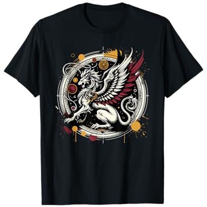 Urban Grunge Greif Greifen Mythisches Wesen T-Shirt
