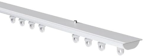 Hidden Discrete Ceiling Recess Top Fix Curtain Track, Upto 2m (200cm)