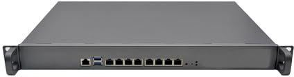 HUNSN 1U Firewall Appliance, PFSense, OPNsense, Untangle, Sophos, Kerio, VPN, Network Security, I7 9700, RZ06, 8 x I210 I211 Gigabit LAN, Console, 32G RAM, 512G SSD