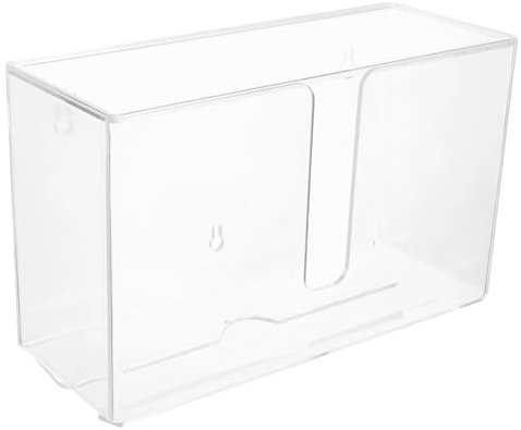 FUNOMOCYA Wandmontierter Papierhandtuchspender Klarer Berührungsloser Papierspender für Badezimmer und Küche Bohren zu Installieren Hohe Kapazität für Papierhandtücher