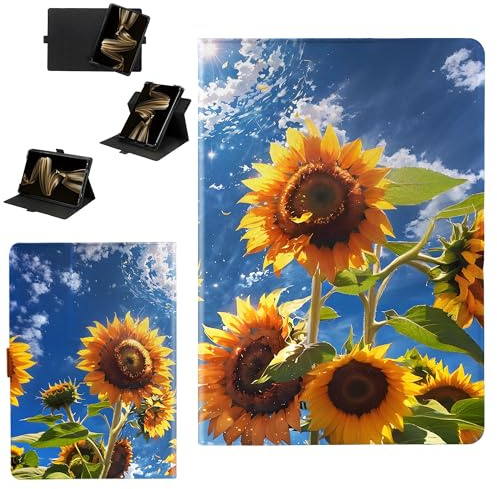 hülle Kompatibel für HannSpree SN08HD1B 7.8-Zoll Tablet Hülle Case Schutzhülle Cover [360-Grad-Drehfunktion][Verstärkter Kantenschutz gegen Stürze] XRQK