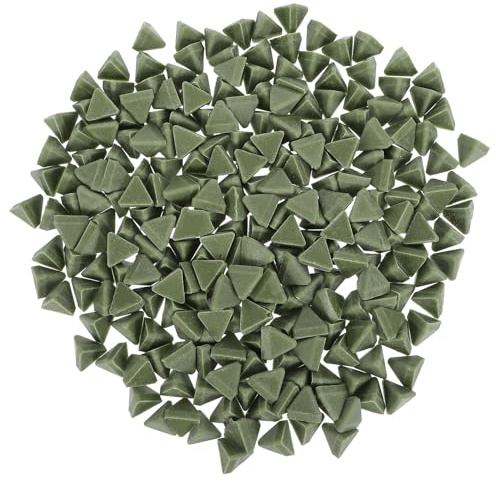 SHINEOFI Resin Tumbling Media Triangular Polishing Chips for Vibratory Tumblers Efficient Deburring Non-Abrasive Filler Media Suitable for Metal and Nonmetal in Continuous Production