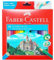Faber-Castell 120148 - Eco Buntstifte, 48er Kartonetui inklusive Spitzer und DIN A4 Mallblock mit 100 Blatt (1 Malblock + 48er Kartonetui)