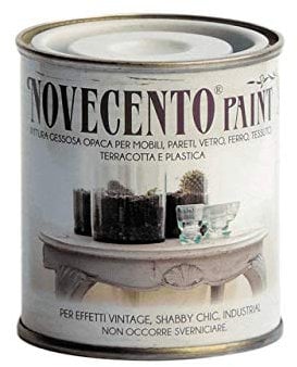 Novecento Paint Pittura Gessosa Extra Opaco Ideale Per Ambientazioni Ed Arredi In Stile Shabby Chic (Blu Petrolio)