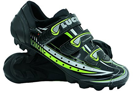 LUCK Master MTB Fahrradschuh, mit Carbon-Sohle, aus Einem Stück Mikrofaser, ohne Nähte. Mikrofasern super atmungsaktiv und widerstandsfähig (44 EU)
