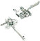 LST 2x Türfangband Türstopper Türbremse Türband vorne links rechts kompatibel mit Fiat Ducato II Peugeot Boxer