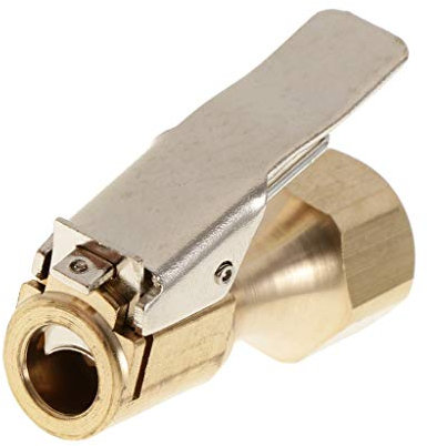 B Baosity 1/4'' NPT Hebelstecker Air Chuck Messing neu Reifenfüllnippel Ventilaufsatz Momentstecker