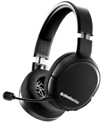SteelSeries Arctis 1 Wireless Gaming Headset – USB-C – Detachable Clearcast Microphone – for PC, PS4, Nintendo Switch and Lite, Android – Black