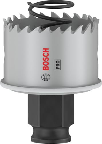 Bosch 1x Scie trépan PRO Sheet Metal Power Change Plus (pour Tôles en acier inoxydable, Tôles en acier, Ø 40 mm, Professional Accessoire Perceuses/visseuses rotatives)