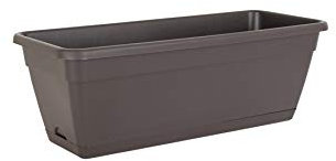 Artevasi JARDINIÈRE Venezia Reserve d'eau 50CM Anthracite, 30