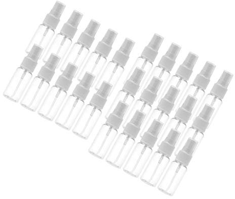 Milageto 25pcs 10 ml Petite Flacon Spray Vide Portable pour Voyage