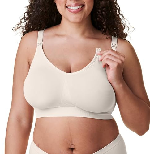 Bravado Designs Sustainable Nursing Bra | Body Silk Seamless | Antique White | M