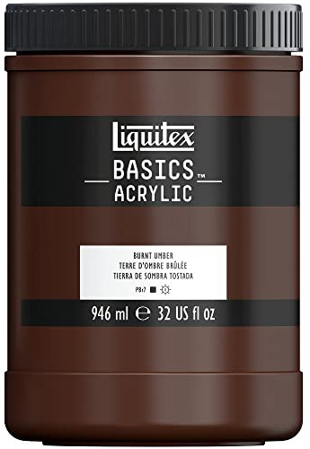 Liquitex Basics Acrylique Pot 946 ml Terre D'Ombre Brûlée ROW