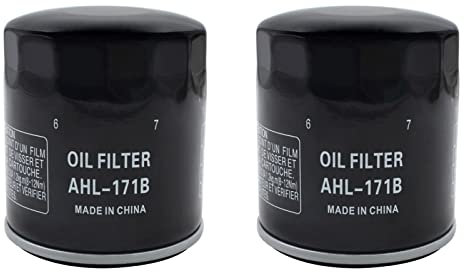 AHL-Moto Filtro Olio 2 pezzo compatibile con HARLEY FLSTFB Softail Fat Boy Lo 2010-2017/ FLSTFBS Fat Boy S 2016-2017/ FLSTN Softail Deluxe 2005-2017/ FXDB Street Bob 2007-2017
