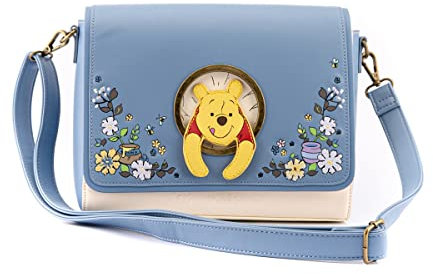 Loungefly x Disney Winnie the Pooh 95th Anniversary Celebration Peek-a-Pooh Crossbody Purse