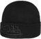 Von Dutch Heritage Logo Beanie Strickmütze Wintermütze Umschlagmütze (One Size - schwarz)