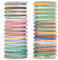 MAGLITT 60 Rollen Dünn Gold Washi Tape Set Masking Tape VSCO Folie Dekoratives Klebeband Bunt für DIY Handwerk Bullet Journals Planer Scrapbooking Verpackung