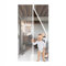 JIANJIAO Mosquitera para puerta de balcón sin taladrar, 70 x 205 cm, color blanco, mosquitera para puerta, mosquitera para puerta de balcón, puerta corredera…