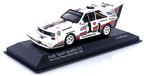 Minichamps 410871201 - AUD. Sport Quattro S1 Walter Rohrl Winner Pikes Peak Hillclimb 1987 - maßstab 1/43 - Sammlerstück Miniatur