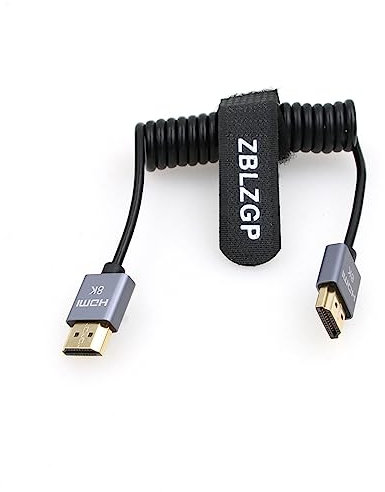 ZBLZGP Cable HDMI 8K HDMI 2.1 HDMI para Xbox Serries X PS5 PS4 PS4 Chromebook Laptops 60Hz HDMI Splitter Cable Digital Cable (HDMI-HDMI, enrollado)