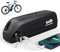 (DE Warehouse) Ebike Battery 48V - 13AH Replacement Li-ion Battery with Charger Ebike Battery for 1100W 1000W 750W 550W 500W 250W Motor for Electric Bicycles, Hailong Lithium-Ion Battery