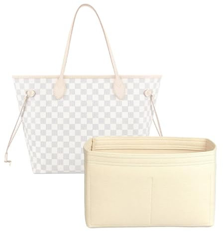 jiesinlov Geldbörsen-Organizer-Einsatz für Handtaschen, Filztaschen-Organizer, passend für Tote Neverful MM (Beige-M)