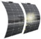Aysolar 200W 12V Pannello Solare Flessibile (2PC 100W) Monocristallino Pannelli Fotovoltaico per Camper, Barche, Roulotte, Furgoni,Batterie 12V/24V e Altre Superfici Irregolari