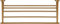 Duravit Starck T Handtuchhalter 61x23,2x11,8 cm Gebürstetes Bronze